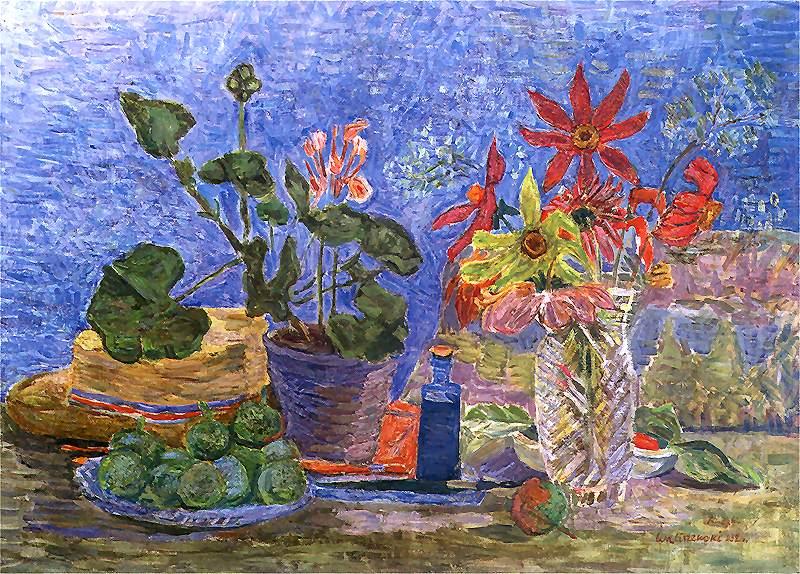 Zygmunt Waliszewski Flowers and fruits oil painting picture